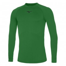 Mizuno Maglia Termica Intima Core Manica Lunga Verde/Nero